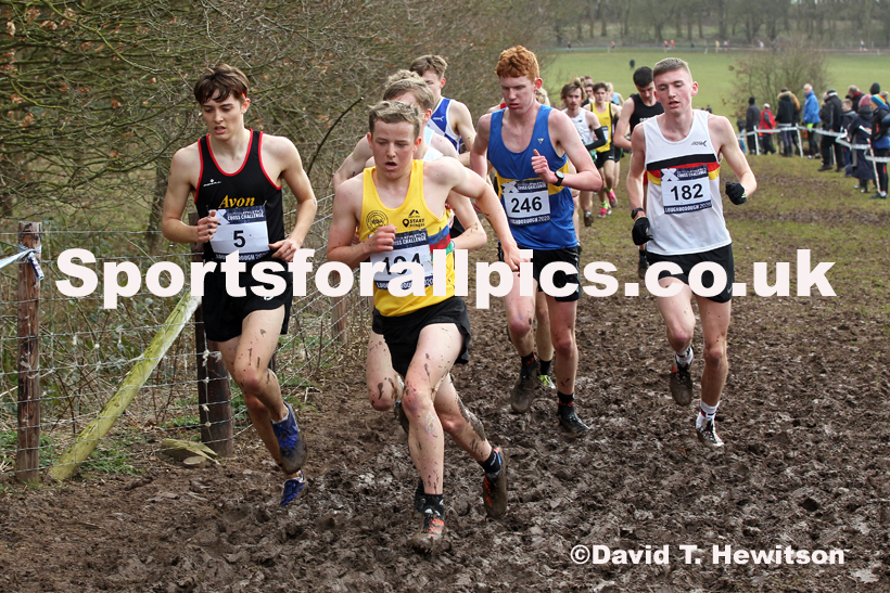 Mens under-20s, 2020 British Athletics Inter Counties Cross Country Champs., Prestwold Hall, Loughborough. Photo: David T. Hewitson/Sports for All Pics